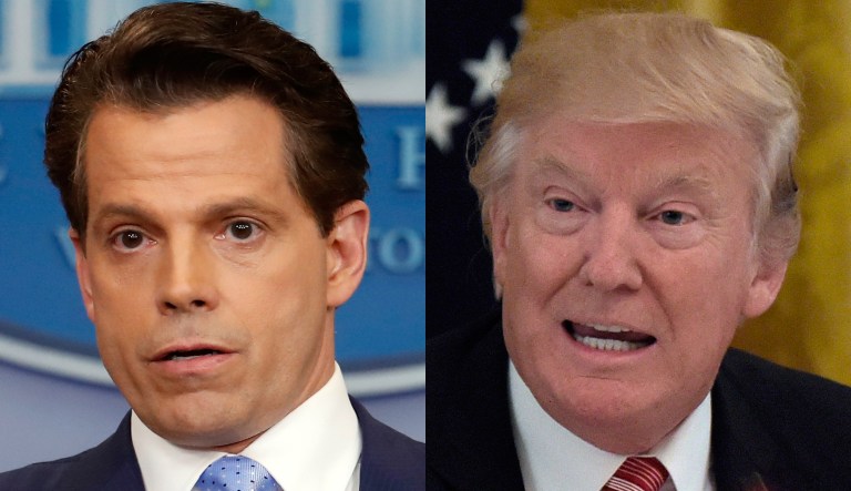 Anthony Scaramucci, Donald Trump.