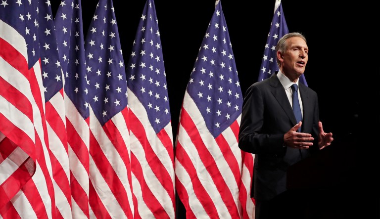 Howard Schultz and independent folly