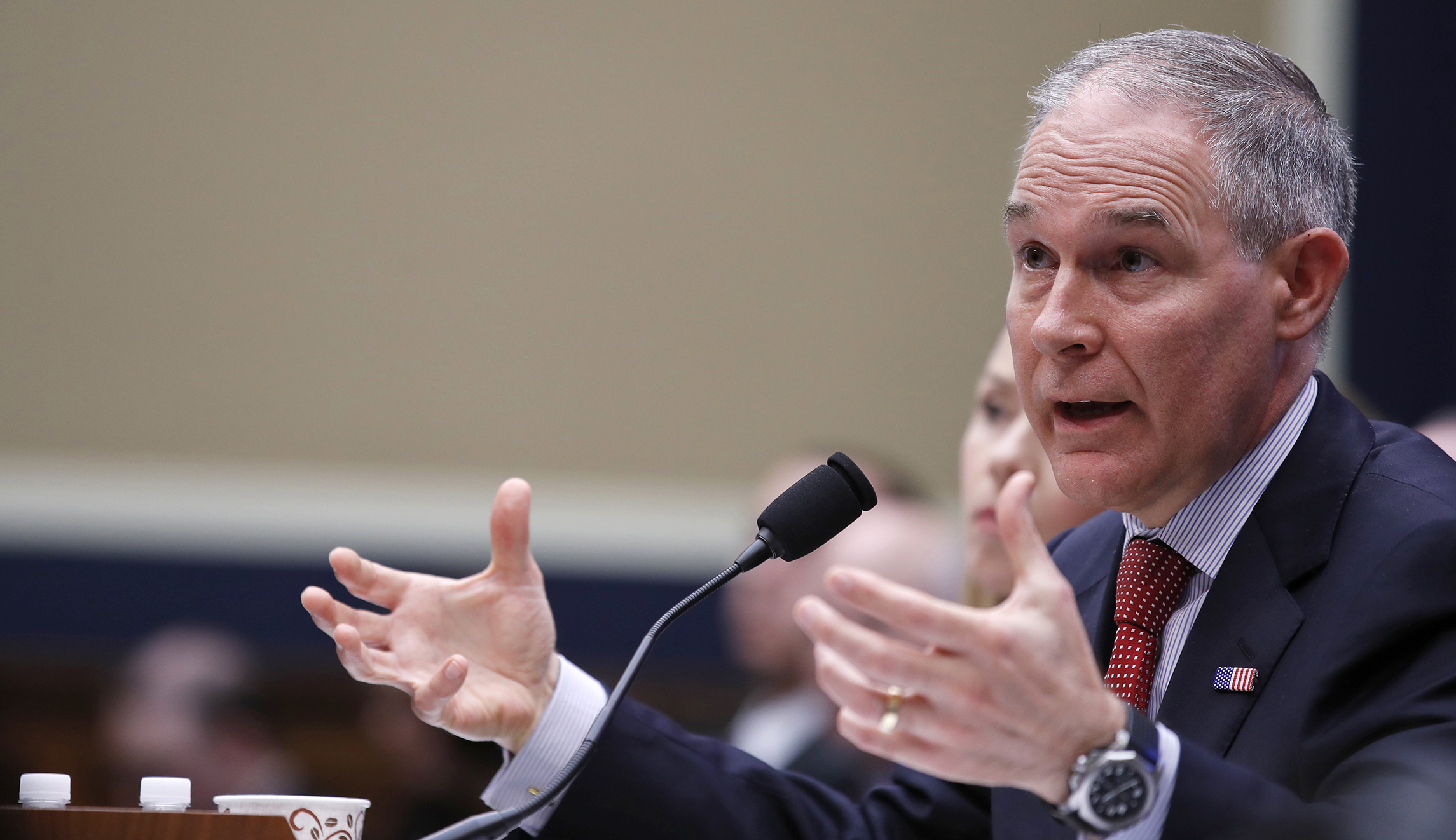 Scott Pruitt downplays his role in questionable spending, hiring practices at EPA