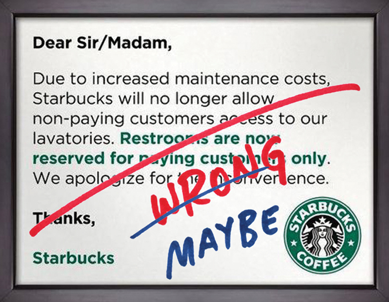 An Open Bathroom Door Policy