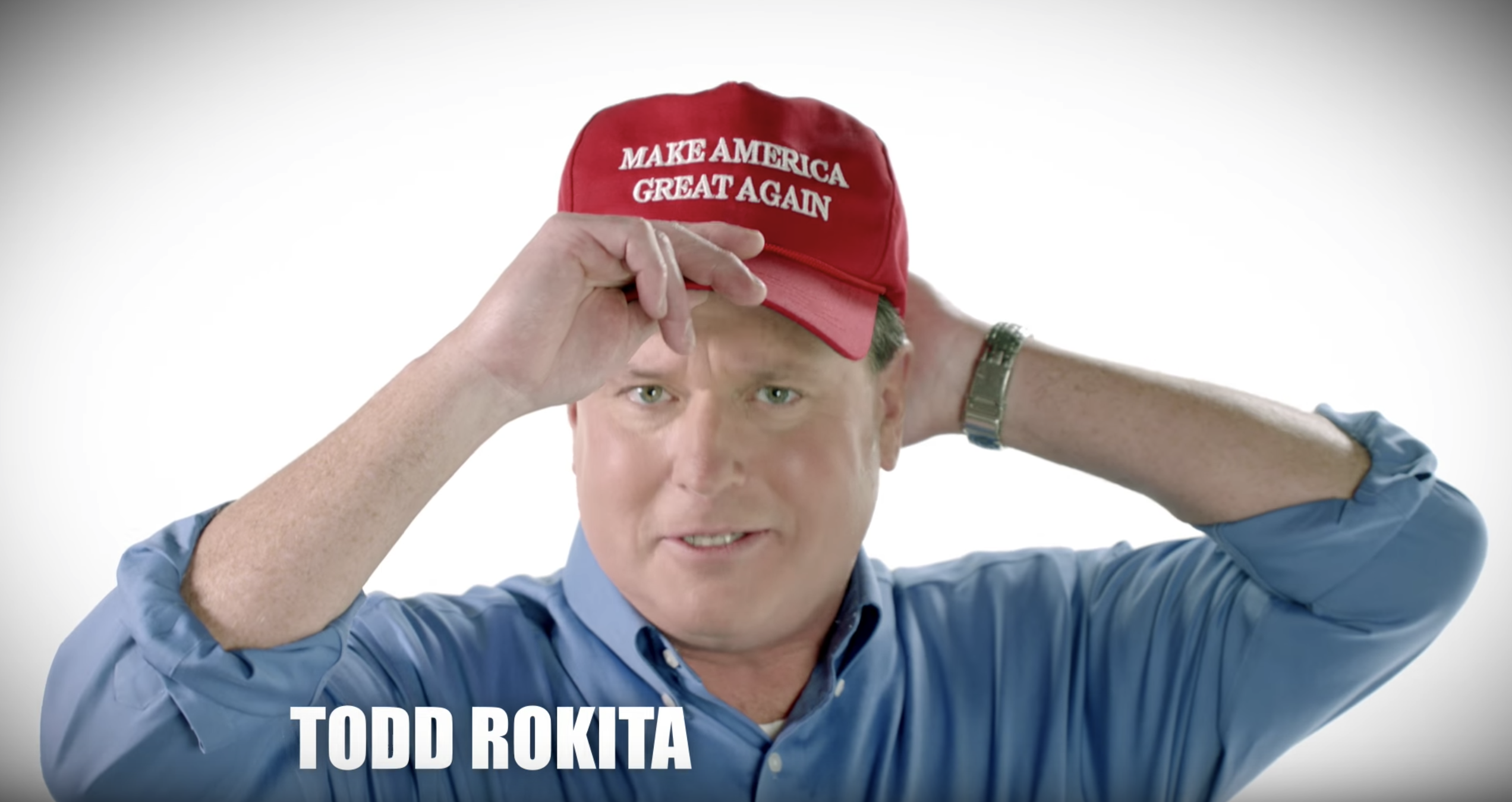 Indiana Republican Todd Rokita dons MAGA hat, bashes ‘RINOs,’ and ‘never-Trumpers’ in Senate primary ad