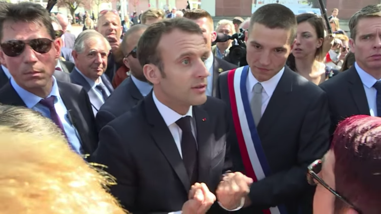 French President Emmanuel Macron just owned union protesters