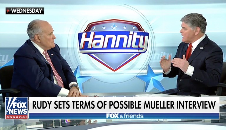 Sean Hannity rips ‘fake news’ media for fixating on one clip from Rudy Giuliani interview