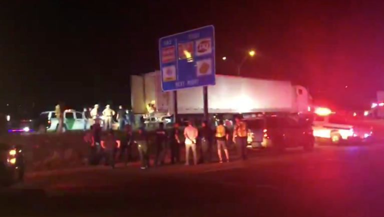 State police pull over tractor trailer, find 88 illegal immigrants inside