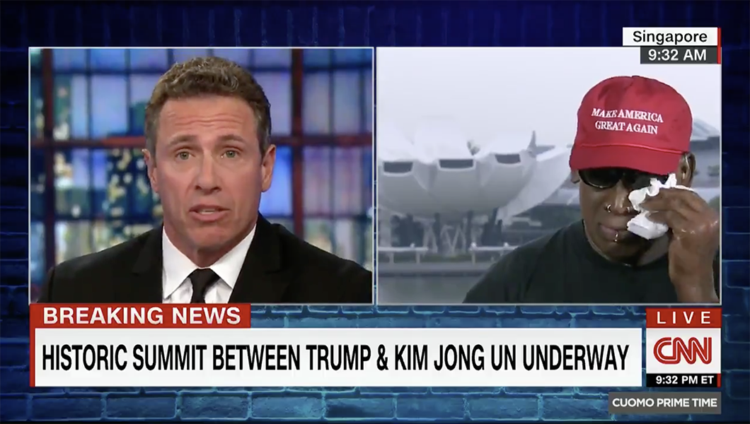 ‘Everybody came at me,’ emotional Dennis Rodman says as Trump meets Kim Jong Un