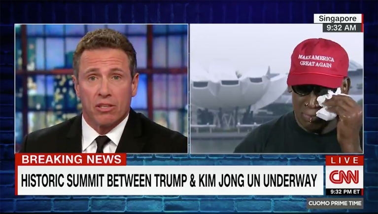 ‘Everybody came at me,’ emotional Dennis Rodman says as Trump meets Kim Jong Un