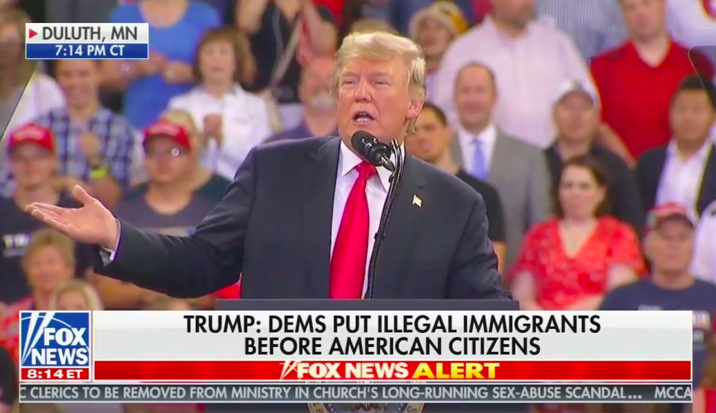 WATCH: Trump boots protesters from rally: ‘Say hello to mommy’