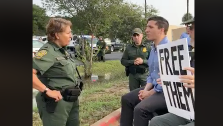 Democratic Senate candidate arrested at child detention center: WATCH