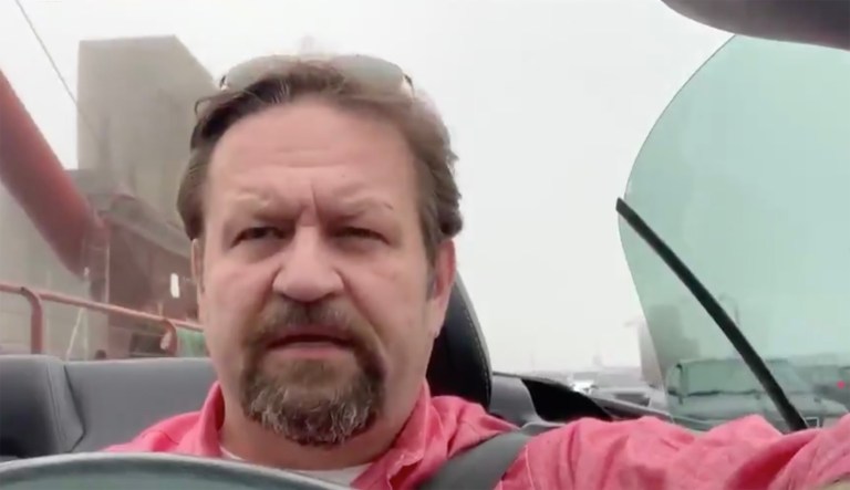 Sebastian Gorka takes joyride in rented Mustang on Golden Gate Bridge: Watch