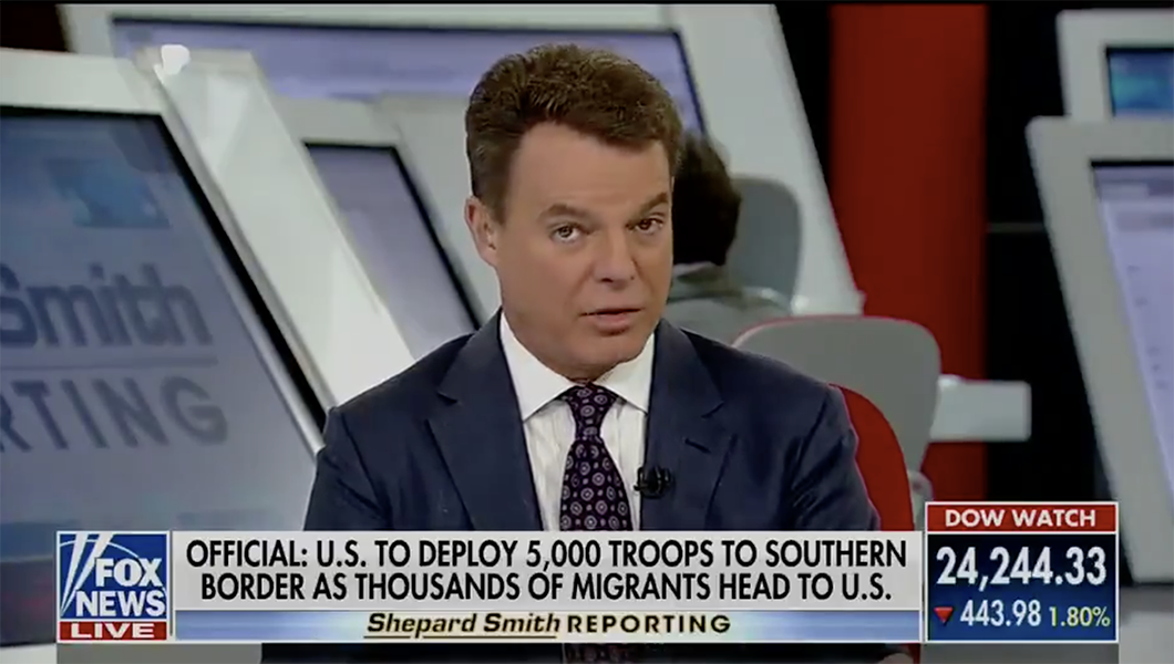 Fox News’ Shepard Smith on caravan of migrants: ‘There is no invasion’