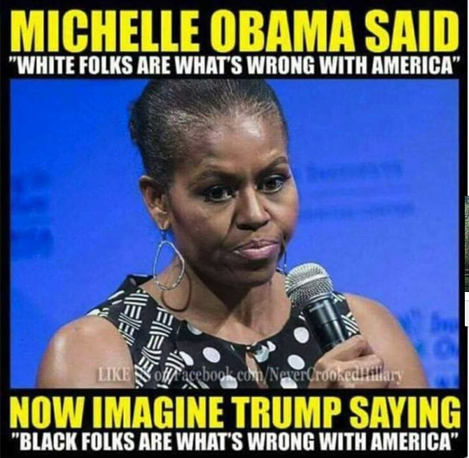Fact Check: Michelle Obama Did Not Say ‘White Folks Are What’s Wrong With America’