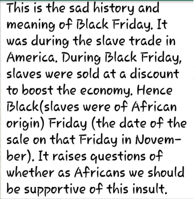 Fact Check: Slaves to Black Friday