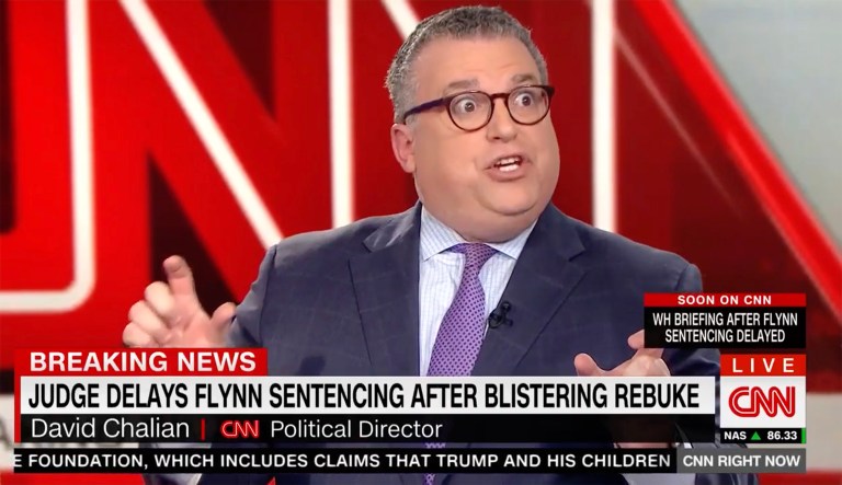 CNN’s David Chalian belly flops on Michael Flynn’s delayed sentence and Trump