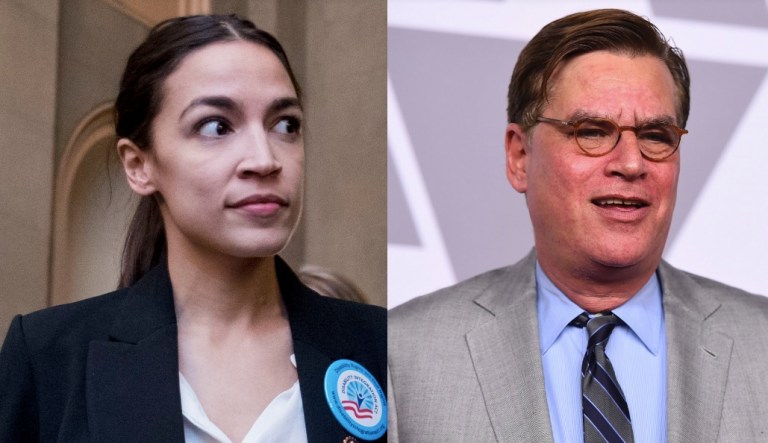Aaron Sorkin’s call for freshman lawmakers to quit ‘acting like young people’ draws ire from Alexandria Ocasio-Cortez