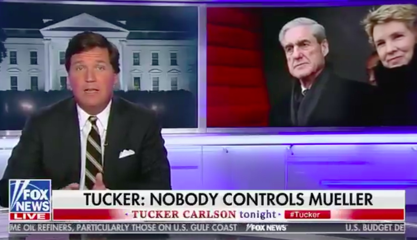 Fox News’ Tucker Carlson tells viewers: Mueller can send armed men after you ‘because he feels like it’