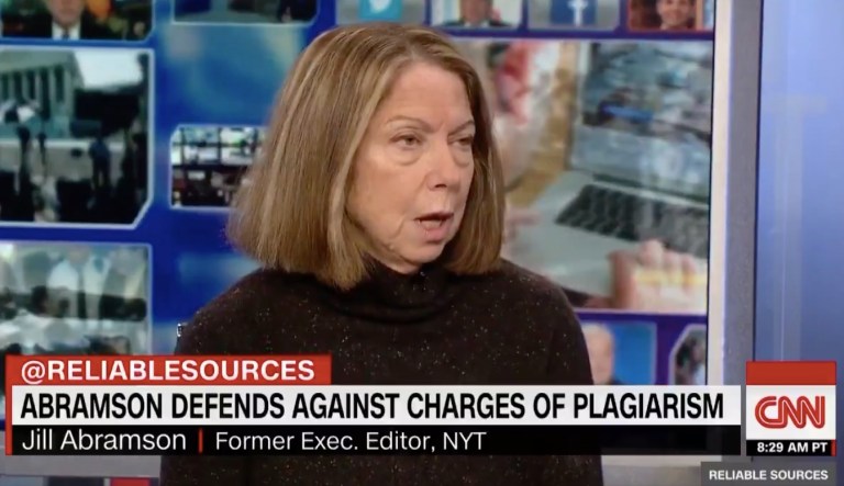 Jill Abramson admits ‘errors’ in crediting sources, but won’t say she plagiarized