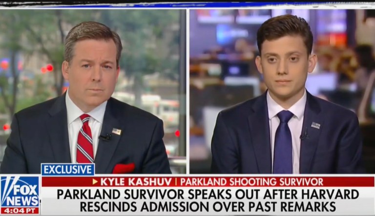 ‘What were you thinking?’: Fox host grills Kyle Kashuv on past comments