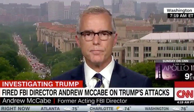 Andrew McCabe wants Congress to ‘make a little more progress’ toward impeachment