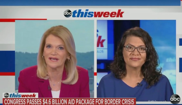 Martha Raddatz asks Rep. Tlaib after voting against border bill: ‘Isn’t opposing aid contributing to this crisis?’