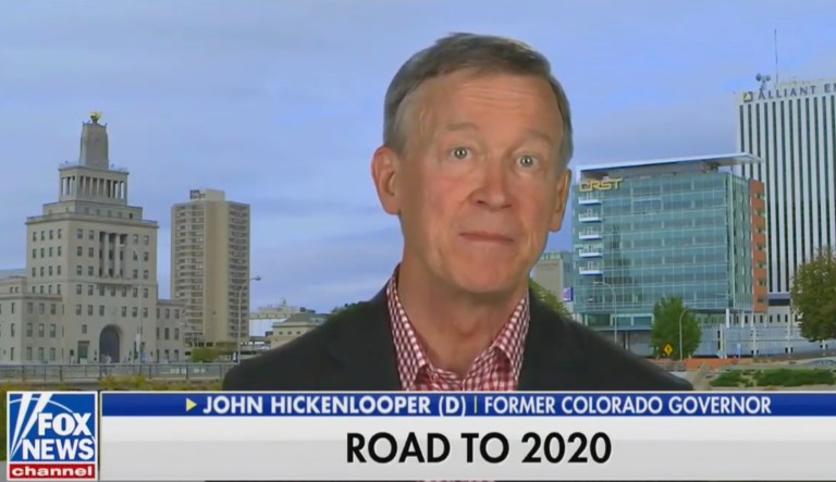 Hickenlooper refuses to condemn protesters who hoisted Mexican flag at ICE facility
