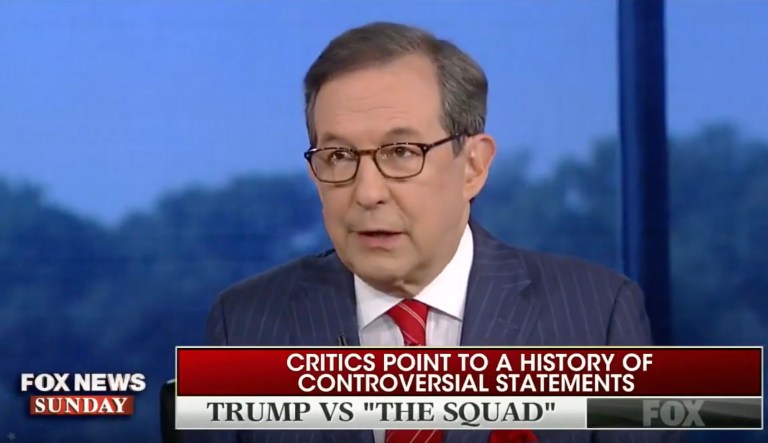 Chris Wallace says Trump is ‘stoking racial divisions’