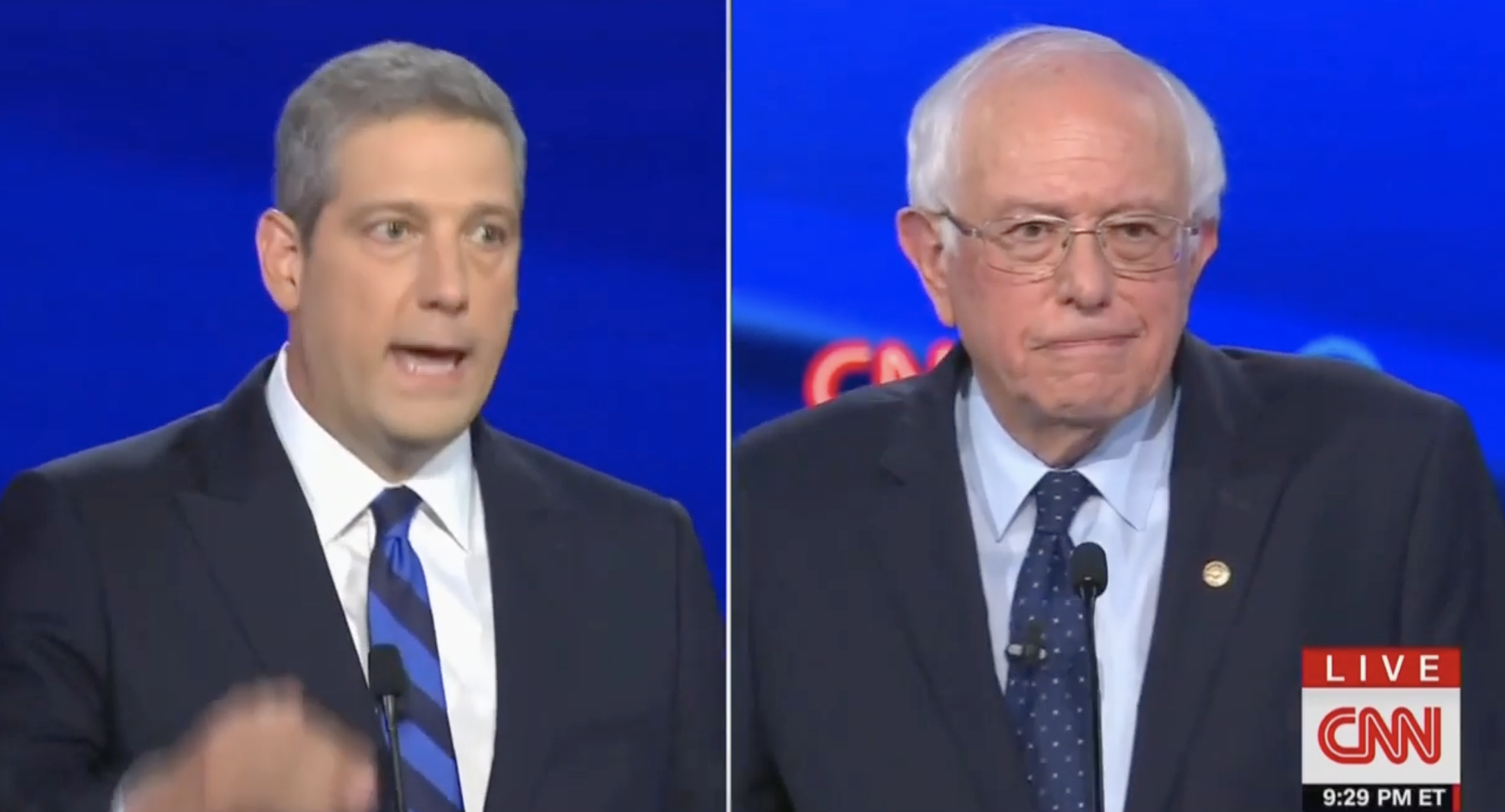 Democratic rival Tim Ryan to Bernie Sanders: ‘You don’t have to yell’