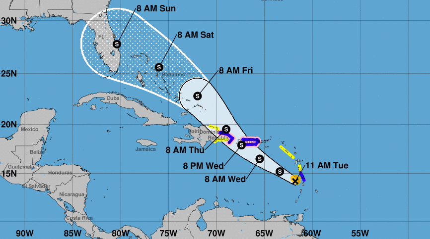 Tropical Storm Dorian threat to Florida ‘increasing’ as system nears Puerto Rico
