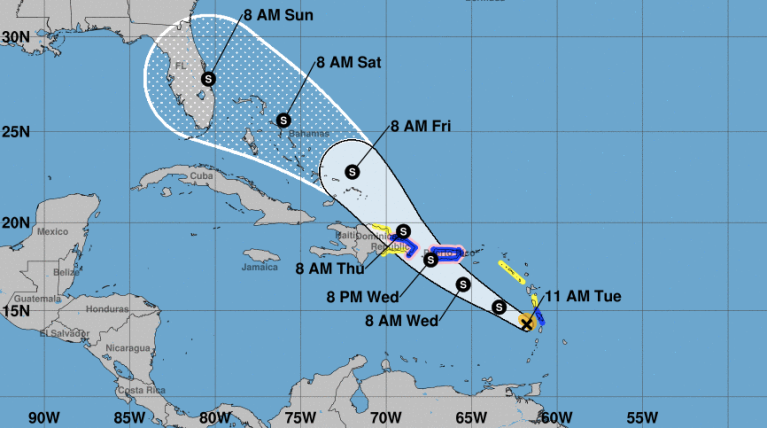 Tropical Storm Dorian threat to Florida ‘increasing’ as system nears Puerto Rico