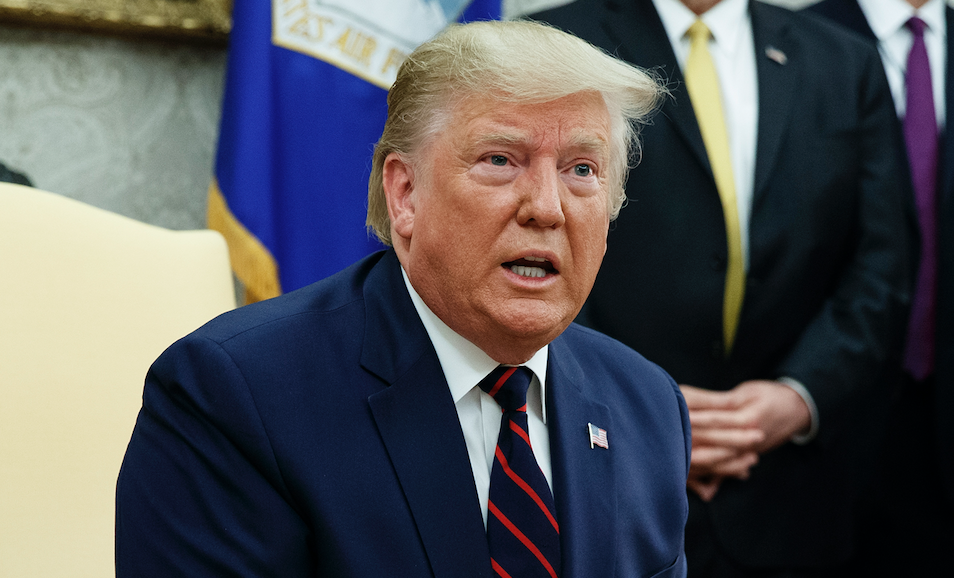 Trump deflects questions about Giuliani and Ukraine with conspiracy theory