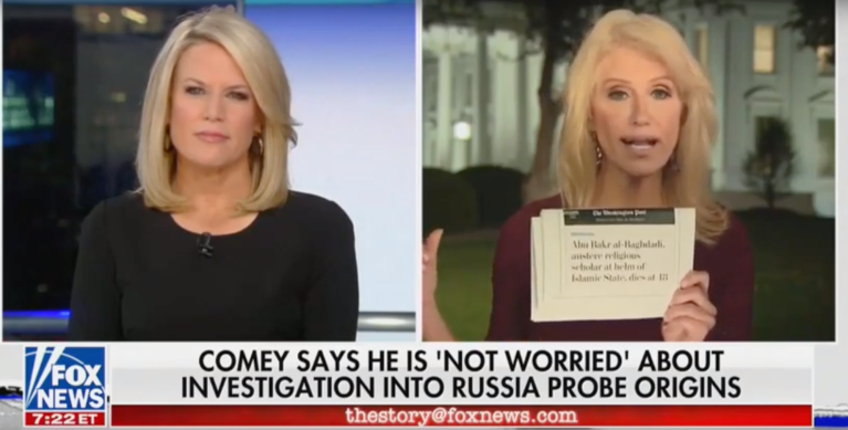 Kellyanne Conway says Washington Post would be harsher with Baghdadi if he worked for Trump