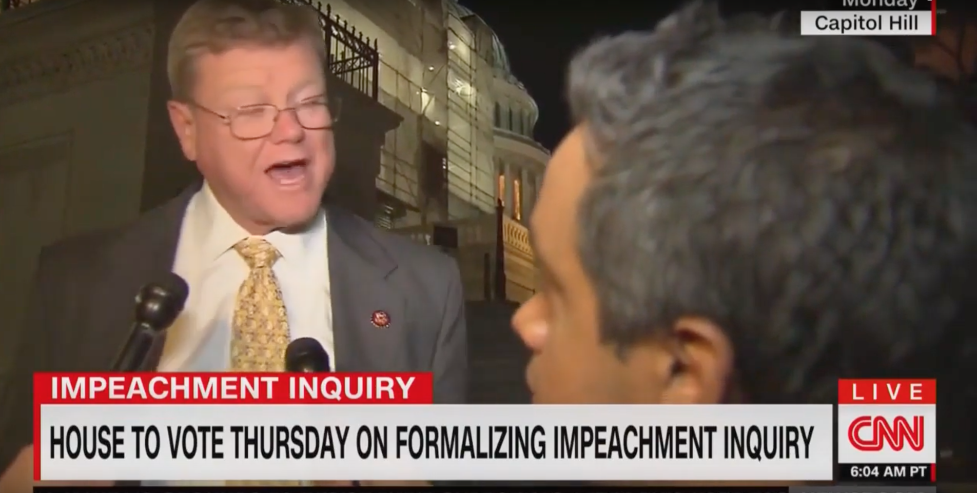 ‘Thanks for doing the best you could’: GOP lawmaker tells CNN reporter to ‘interview himself’ after heated questioning