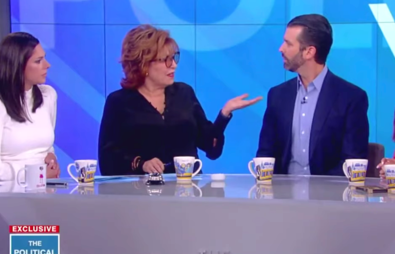 ‘This is not a MAGA rally!’: Joy Behar snaps at audience applauding for Don Trump Jr.