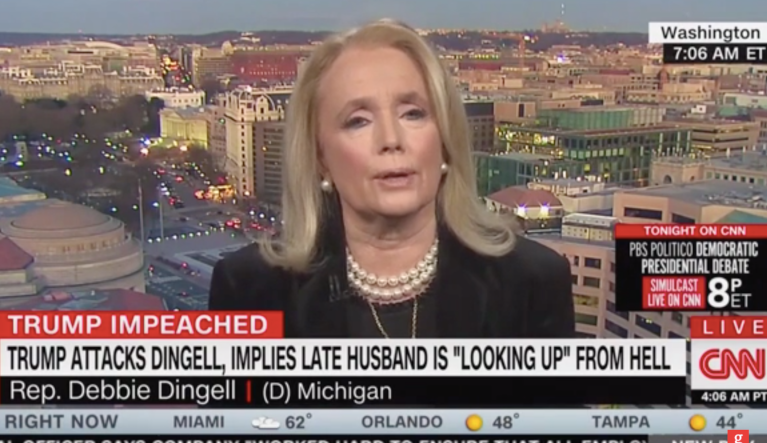 ‘Made my healing much harder’: Debbie Dingell condemns Trump for joking her husband may be in hell
