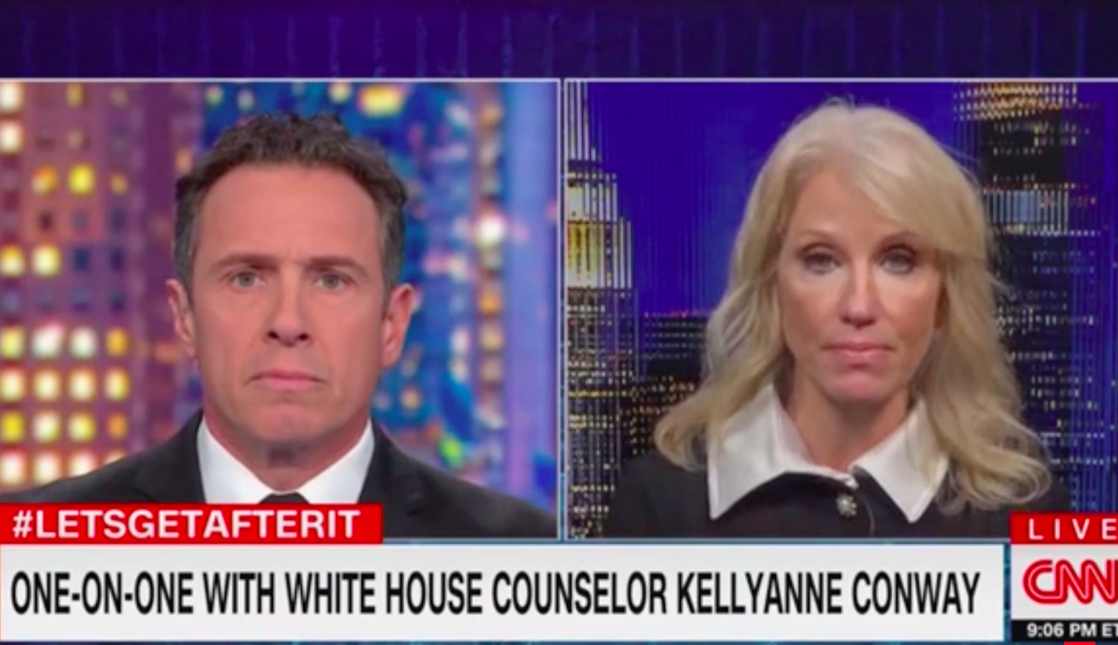 ‘Do you have a question?’: Kellyanne Conway spars with CNN’s Chris Cuomo over impeachment