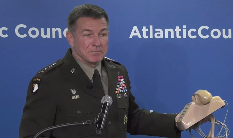 ‘Win the next fight’: Army chief uses old telephone to show need for change