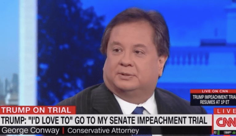 George Conway says White House officials are his ‘biggest fans’ on Twitter and know Trump is ‘wrong’
