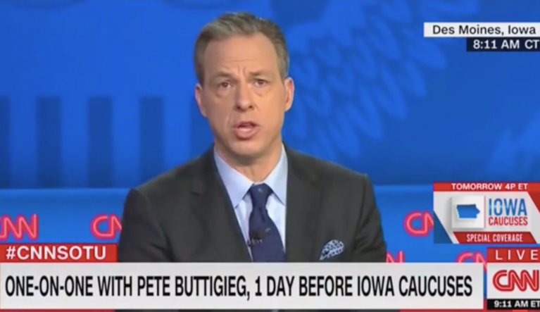 Jake Tapper jabs Joe Biden for not appearing on Sunday shows ahead of Iowa caucuses