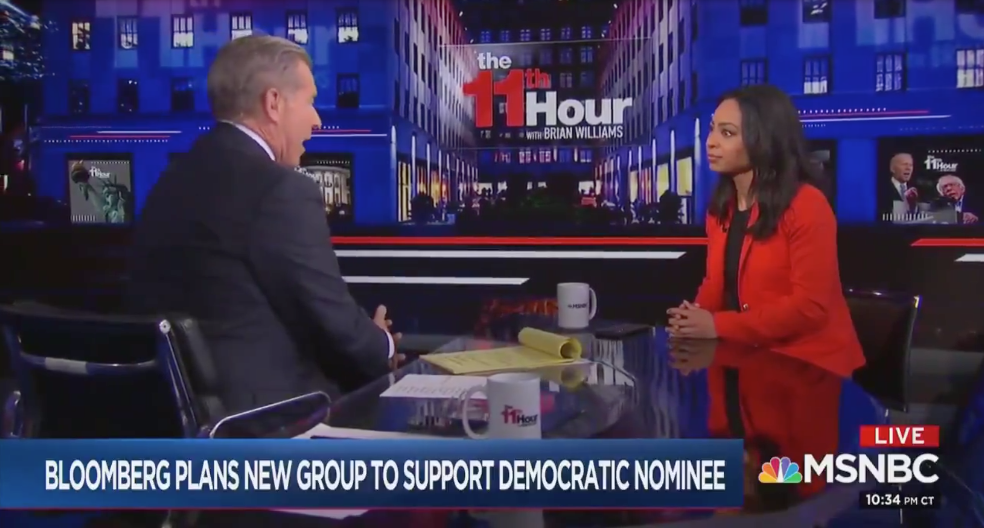 MSNBC’s Brian Williams, New York Times editor agree Bloomberg could give every American $1M with money spent on ads