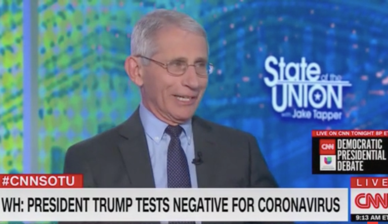 ‘Let’s get real’: Fauci confronts CNN anchor who asked why he touched same microphone as Trump