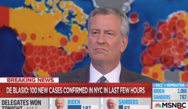‘Unbelievable how rapidly this crisis is growing’: De Blasio says NYC added 279 coronavirus cases in one day