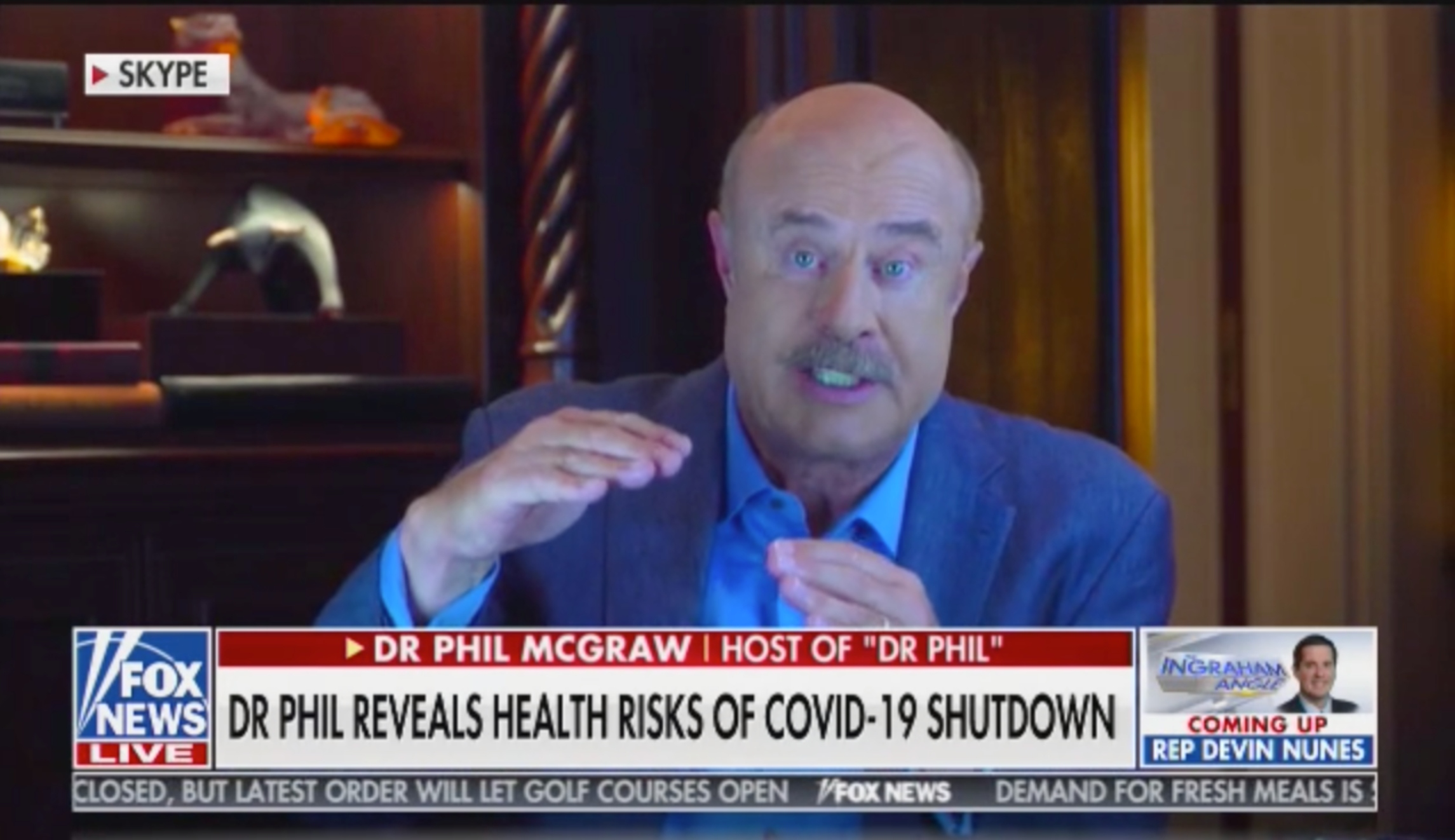 Dr. Phil: Economic crash from lockdowns could kill more than coronavirus
