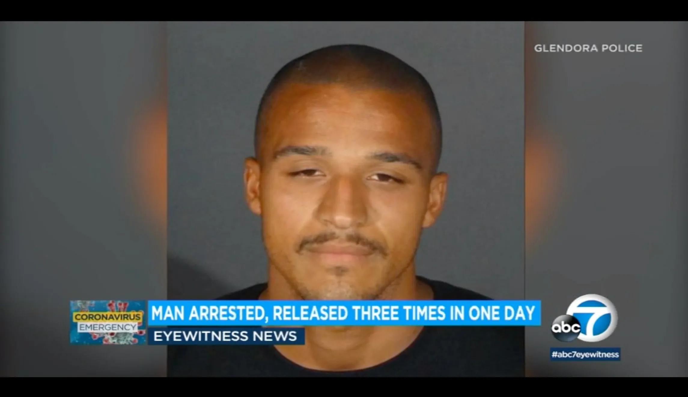 Authorities release, arrest California man three times in one day under new state policy