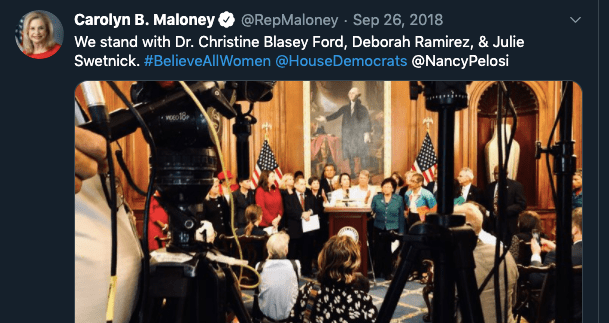 Before a woman accused Joe Biden, feminists most certainly did say ‘believe all women’