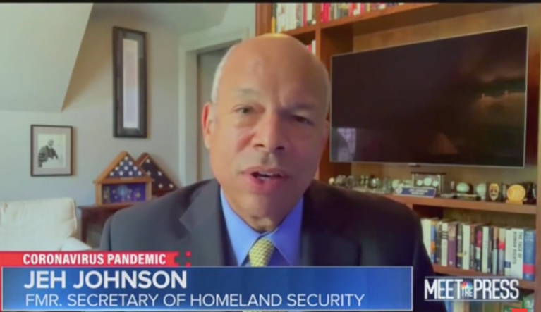 ‘It’s disheartening’: Obama DHS secretary criticizes Trump’s sporadic use of face masks