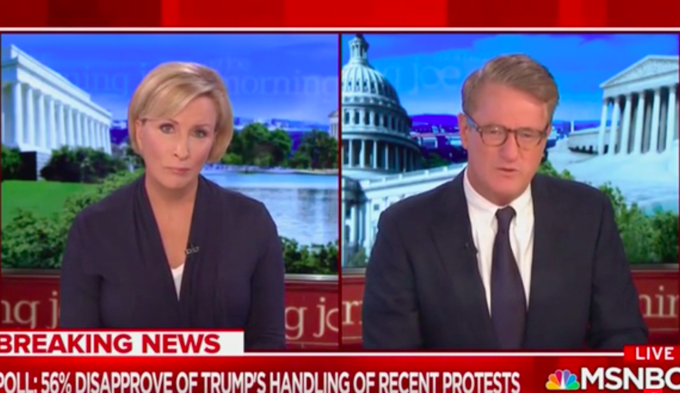 Joe Scarborough demands Mark Esper resign after joining Trump in photo by historic church