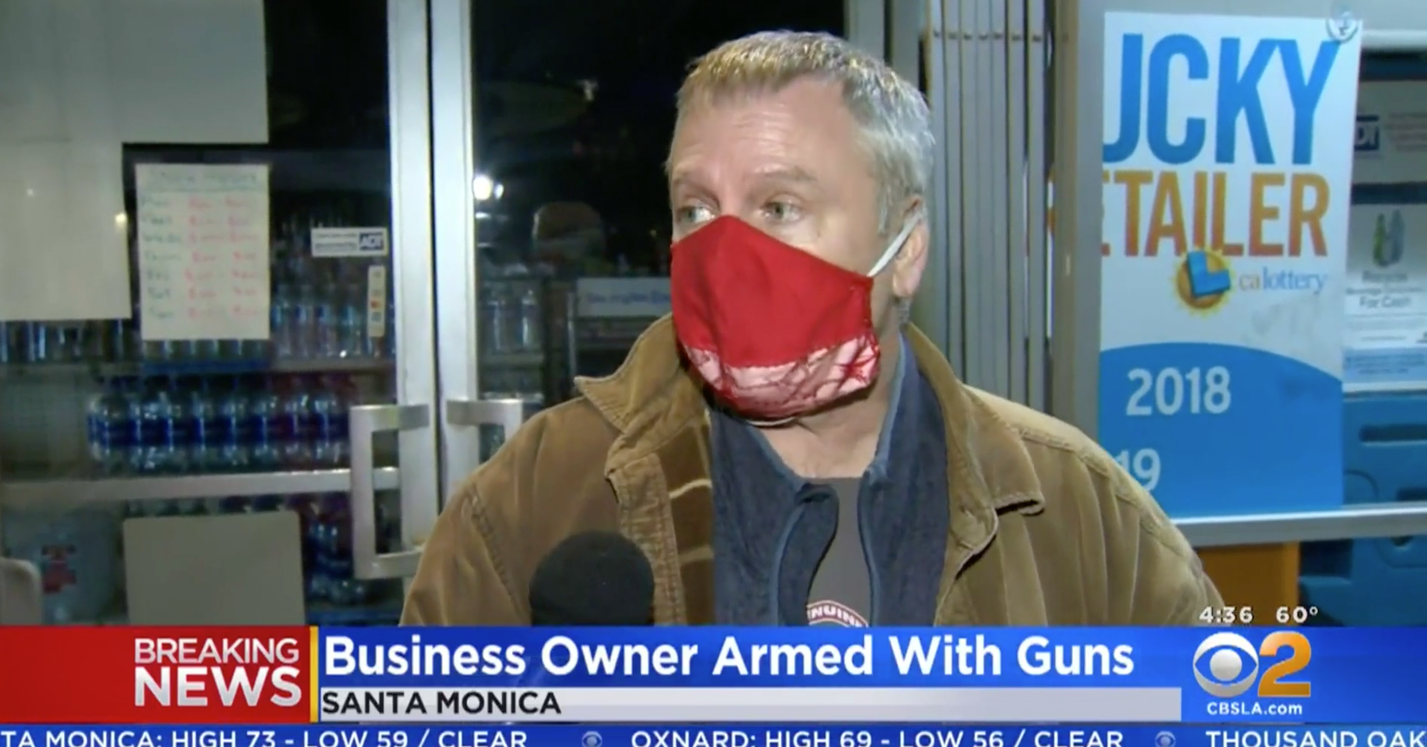‘Pretty scary’: Liquor store owner defends his business with AR-15 during looting