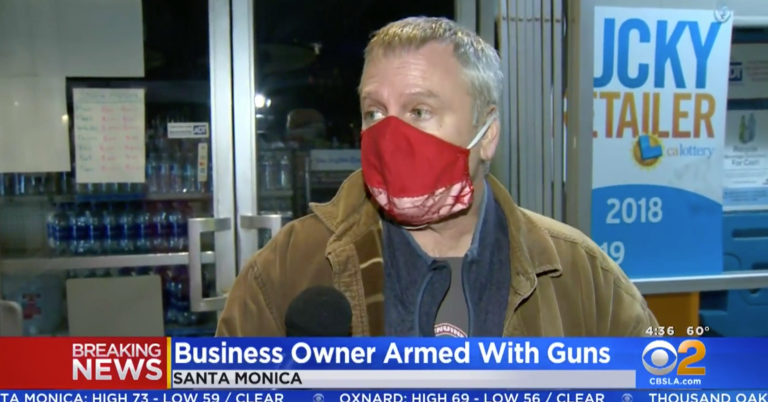 ‘Pretty scary’: Liquor store owner defends his business with AR-15 during looting