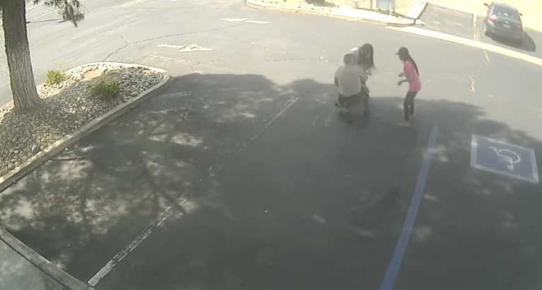 Sheriff’s deputy seen on video saving choking baby during California protest