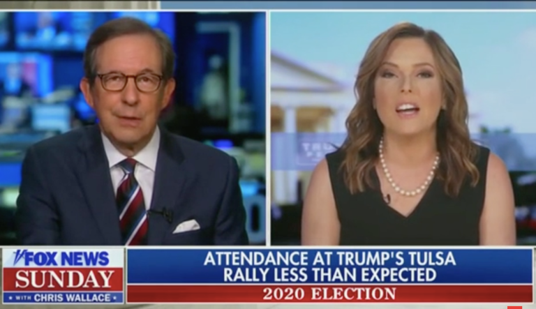 ‘The arena was empty’: Chris Wallace clashes with Trump campaign adviser over Tulsa crowd size