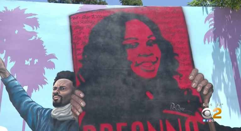 Laugh Factory in Hollywood unveils 148-foot Black Lives Matter mural